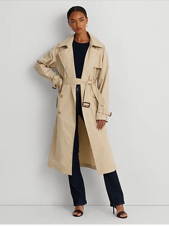 Ralph Lauren Beige Trench Coat with Belt - Picture 1 of 6